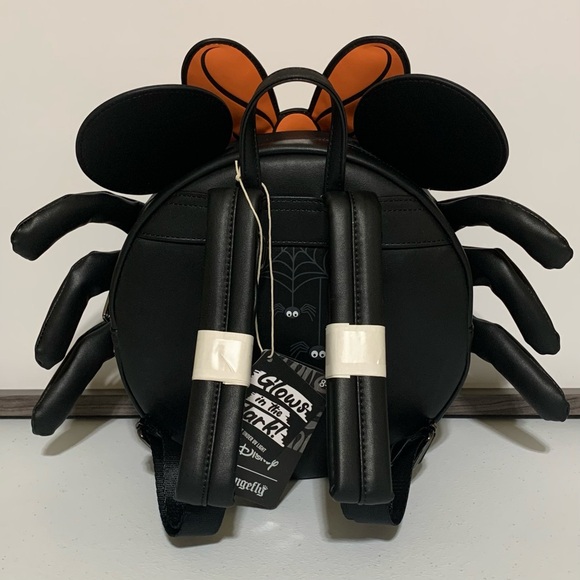 Loungefly Disney Minnie Mouse Spider Mini Backpack and Accordion Wallet - Picture 3 of 16